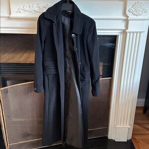 Black Long Coat DKNY